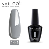 NAILCO White Red Pink Color Series 15ml Semi Permanent Nail Gel Varnish Polish Soak Off UV Nail Art Gel Nail Polish Gel Lacquer