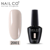 NAILCO White Red Pink Color Series 15ml Semi Permanent Nail Gel Varnish Polish Soak Off UV Nail Art Gel Nail Polish Gel Lacquer