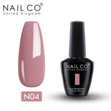 NAILCO White Red Pink Color Series 15ml Semi Permanent Nail Gel Varnish Polish Soak Off UV Nail Art Gel Nail Polish Gel Lacquer