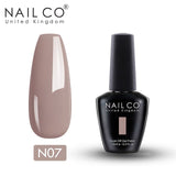 NAILCO White Red Pink Color Series 15ml Semi Permanent Nail Gel Varnish Polish Soak Off UV Nail Art Gel Nail Polish Gel Lacquer