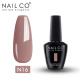 NAILCO White Red Pink Color Series 15ml Semi Permanent Nail Gel Varnish Polish Soak Off UV Nail Art Gel Nail Polish Gel Lacquer