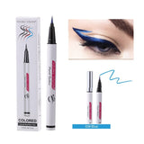 5 Color Liquid Eyeliner Pen Waterproof Colored Eye Liner Cosmetic Long Lasting Quick Dry Beauty Eyes Makeup Blue White Pencil