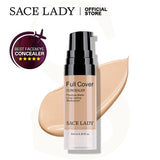 SACE LADY Liquid Concealer Full Cover Makeup Face Corrector Cream Waterproof Eye Dark Circles 6ml Natural Cosmetic Wholesale